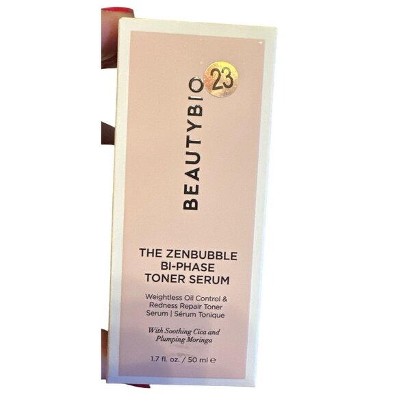 Beautybio Zenbubble Bi-Phase Toner Serum 1.7 Fl Oz Redness Repair Oil Control - Picture 4 of 9